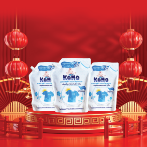 Nước giặt công nghệ mới màu xanh nhỏ KOMO BABY