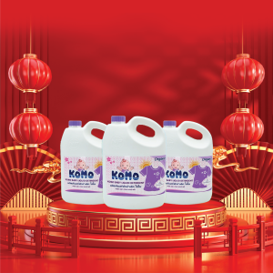 Nước giặt công nghệ mới màu tím nhỏ KOMO BABY