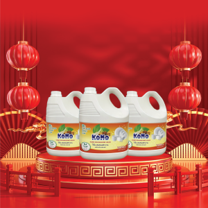 Nước Rửa Chén KOMO Hương Xả Quế Can 3600ML